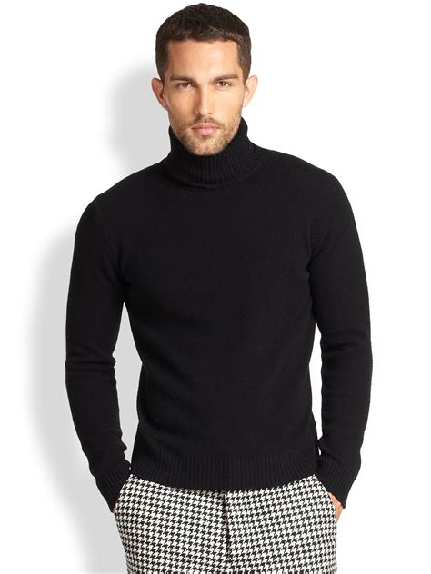 designer men's turtleneck sweaters.